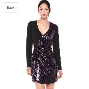 Nwt Parker Black “ sequin cocktail dress “ sz 8